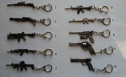 Keychain gun pick - keychain,